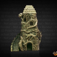 centaur dice tower - support free toys & games 3d print model - Mito3D
