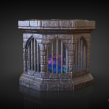 stone dice jail - support free store rpg support-free supportless tabletop no-supports dnd tabletop-games dungeons-and-dragons fatesend fates-end role-playing-game dicejail dice-jail stonejail 3d print model - Mito3D