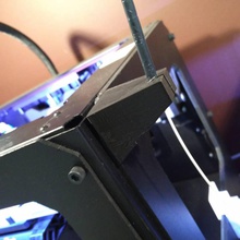 replicator 2 2x filamento guía construir impresora 3d 3d print model - Mito3D