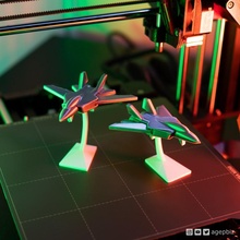 print-in-place articulated jet fighter stand printinplace collectible benchmark jetfighter f14 3d print model - Mito3D