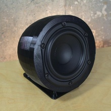 mini sub-woofer speaker audio speakers hifi loudspeaker audiophile subwoofer subwoofers soundsystem 3d print model - Mito3D