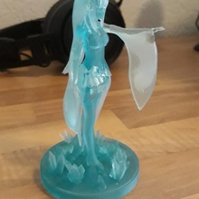 emilia anime elf kraliçe buz kristal reçine 3d print model - Mito3D