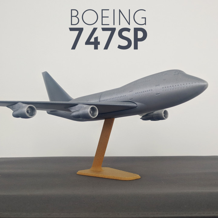 boeing 747sp 1 200 Turbine Flugzeug Jet Modell Airbus Verkehrsflugzeug Jumbo 737 747 sp 3D print model - Mito3D