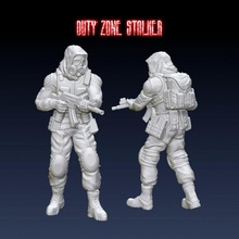 duty zone stalker modern wargaming character military fallout tabletop cyberpunk postapocalyptic 32mm zonaalfa 3d print model - Mito3D