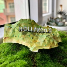 Hollywood işaret Los melekler Amerika Birleşik Devletleri mimari Kaliforniya tanınmış film la harfler tabela Disney dönüm noktası mini dünya uyarıcı miniworld3d Holywood 3d print model - Mito3D