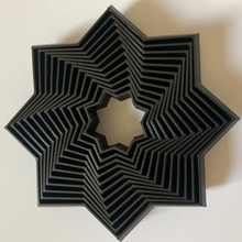 agiter étoile jouet concentrique chuuckaduuck imbriqué 3d print model - Mito3D