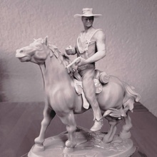 trinity horseman wild west 3d print model - Mito3D