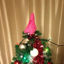 überrascht patrick Baum topper Garten Weihnachten Dekoration mem spongebob supportfree Christbaumes überraschttopper 3d print model - Mito3D