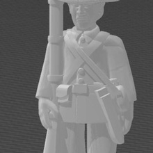 10 15mm american civil war sample figure 3d print model - Mito3D