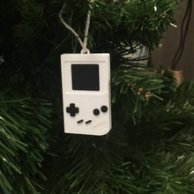 gameboy christmas tree ornament & garden 3d print model - Mito3D