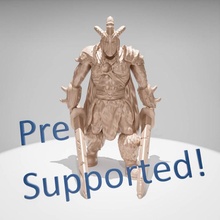 inox bodyguard - brute barbarian body boss fantasy fighter guard orc table  brute dual swords dnd haven gloomhaven bodyguard gloom wield 3d print model - Mito3D