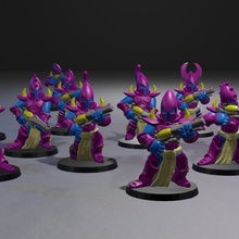karanlık elf savaşçı örneklem 3d print model - Mito3D
