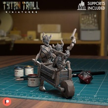 skeleton bundle 002 pre-supported dragons dungeons fantasy miniatures undead zbrush sculpted minis pack patreon sculpting tytantroll packs 3d print model - Mito3D