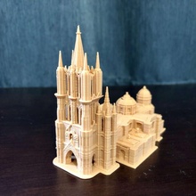 cemaat san Miguel ark başarısız ötesinde Meksika Eğitim mimari gotik Meksikalı tapınak şakak mabet anıt minyatür kilise Michael dönüm noktası baş melek mini dünya guanajuato miniworld3d 3d print model - Mito3D