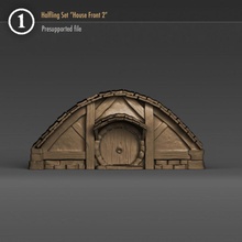 halfelin ensemble maison 3 jouets Jeux Hobbit 3d print model - Mito3D
