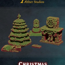 Noel oyuncaklar oyunlar Baba kardan adam ağaç hediyeler tatil Hediyeler eter 3d print model - Mito3D