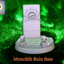 monolito ruína base brinquedos jogos 3d print model - Mito3D