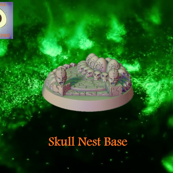 skull nest base toys & games 3D print model - Mito3D