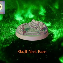 Schädel Nest Base Spielzeuge Spiele 3d print model - Mito3D
