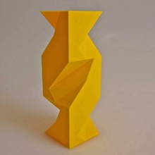 geometrische vase Garten design Formen productdesign Produkt illusion Winkel 3d print model - Mito3D