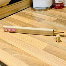 sakura chopstick cover & garden holder food sushi keeper asian 3d print model - Mito3D