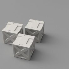 piazza contenitori giocattoli Giochi scatola contenitore tavolo scenario 3d print model - Mito3D
