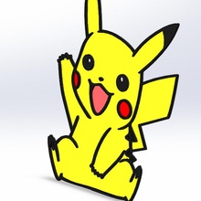 pokemon pikachu 3d print model - Mito3D