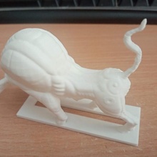bull taurus & garden 3d print model - Mito3D