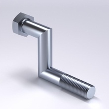 special screw transferred holes & garden 3d mechanics bolt cad mechanical engineering 3d print model - Mito3D