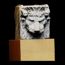 Greenwich Ziyaretçi merkez taş aslan taramak Londra heykel 3dprintable 3d print model - Mito3D