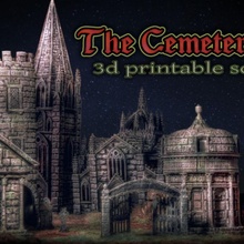 cementerio portón súper haz cuenco fantasía fútbol gótico horror jugar rpg martillo guerra sangre miniatura papel 28mm guión 32mm escénico dama Edimburgo notre 3d print model - Mito3D