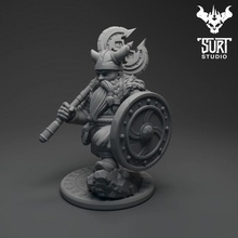 dwarf figure viking miniature norse zwerg gnom 3d print model - Mito3D