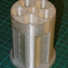 barril lápiz pie jardín 3d print model - Mito3D