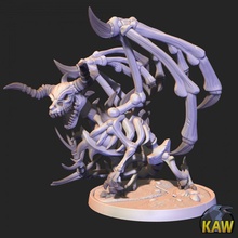 Dracolich figure table dessin animé dragon squelette Mort vivant grand stlyisé 3d print model - Mito3D