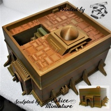 kakooine casa sci fi paisaje 28mm juego guerra edificio futurista estrella miniatura guerras legión eskice ciencia 3d print model - Mito3D