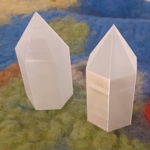 montagna cristallo esagono modalità vaso quarzo 3d print model - Mito3D