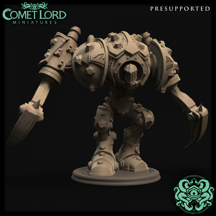 forgeborn titano negozio draghi dungeon gigante golem robot enorme fucina dnd colosso costruire dnd5e forgiato eberron 3D print model - Mito3D