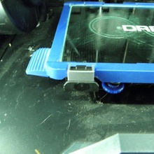 dremel 3d45 plaque verre support 3d print model - Mito3D