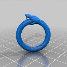 ouroboros squillare serpente 3d print model - Mito3D