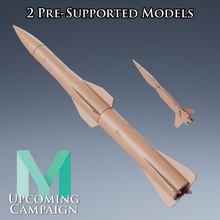 spaceship missiles tabletop 3d print model - Mito3D
