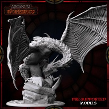 red dragon store miniature tabletop dnd smaug arcanumworkshop 3d print model - Mito3D
