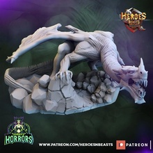 cave dragon toys & games lizard moster snake drake drragon 3d print model - Mito3D