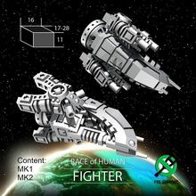 fighter human race store miniatures sci-fi space spaceship 3dprint boardgames tabletop starship spacecraft board games stellar ti4 stellaris 3d print model - Mito3D