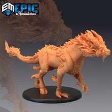 white dragon horse qilin kirin journey west tabletop chinese fantasy medieval monster rpg warhammer enemy dungeon asian dnd pathfinder npc 3d print model - Mito3D