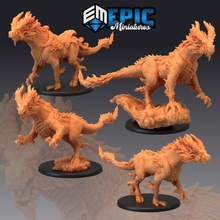 white dragon horse set qilin kirin journey west collection tabletop chinese fantasy medieval monster rpg warhammer enemy dungeon dnd pathfinder npc 3d print model - Mito3D
