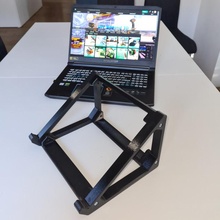 notebook stand toys & games game gaming simple pc 3d print model - Mito3D