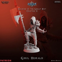 ghul herald tabletop undead death ghouls ghuls flesheater courtier 3d print model - Mito3D