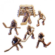 dread hokey tabletop game monster skeleton sport undead warrior miniature team 3d print model - Mito3D
