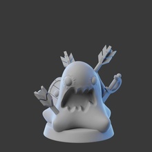 slime - chibi tabletop cartoon figure monster miniature stylized chibi slime