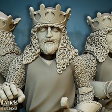 Bayım Arthur kral Britonlar mağaza şövalye Ortaçağa ait Kral monty yaylalar kurnaz hindistancevizi Python Montyphyton 3d print model - Mito3D